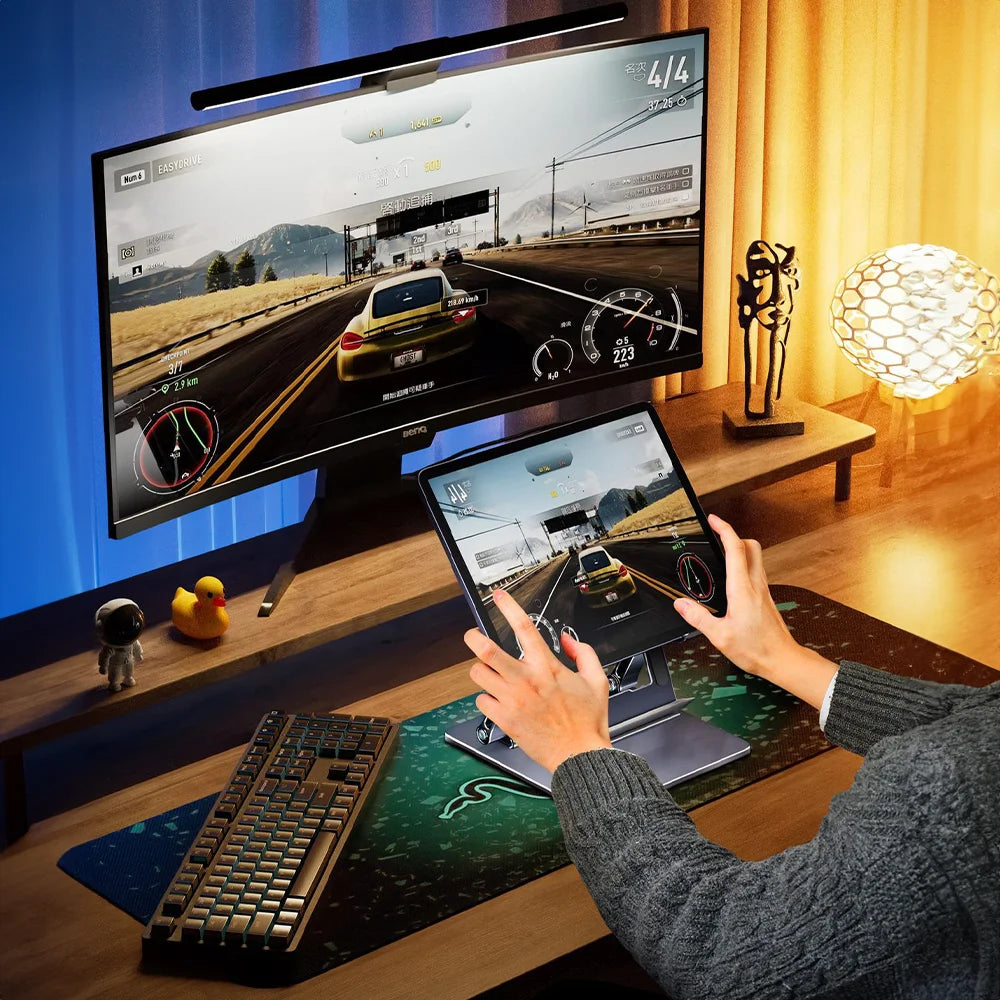 Verstellbarer Aluminium Laptopständer für ergonomisches Arbeiten. Geeignet für Macbook und PC-Laptop